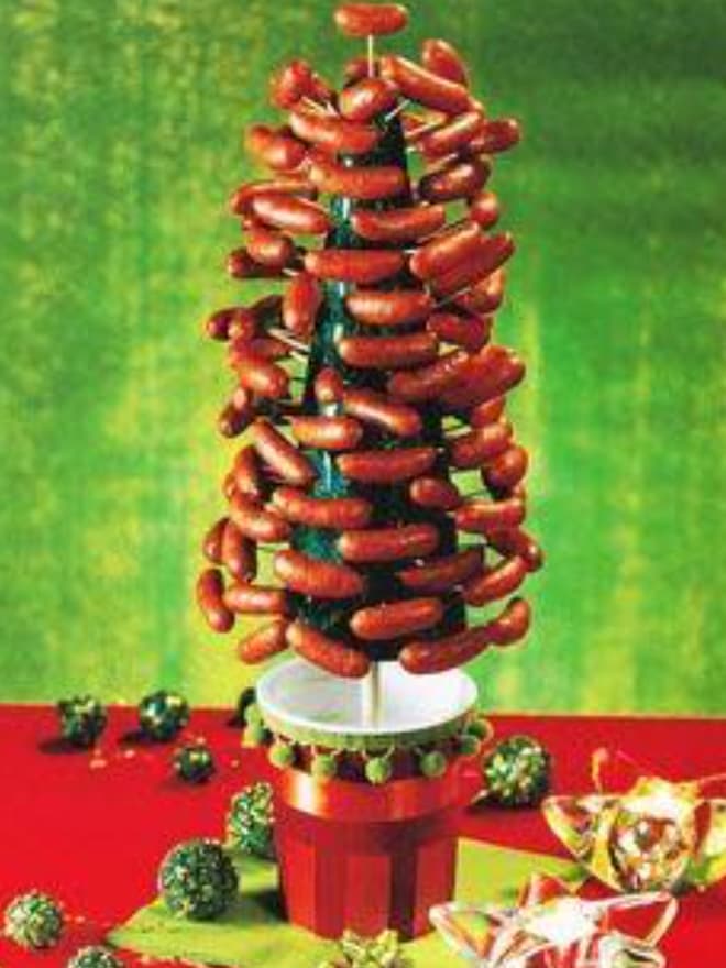 vintage christmas food